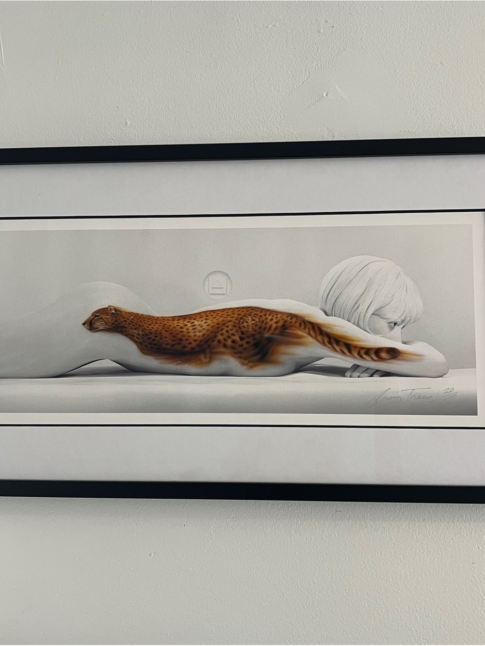 Craig Tracy ‘Speed ‘ Signed Frame Print - Cheetah Body Art